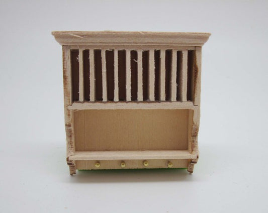 1/2" Scale Plate Rack with Plate Slots