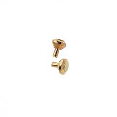 Gold Plated Brass Round Cabinet Pull