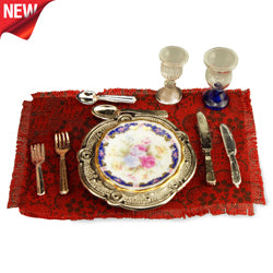 Blue Royal Place Setting