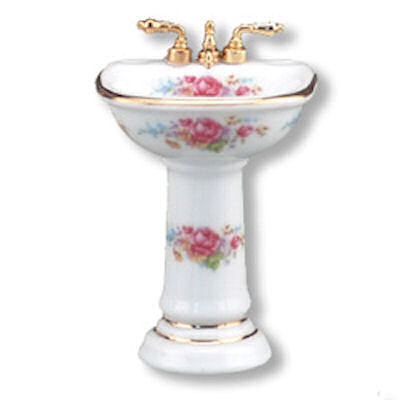 Dresden Rose Pedestal Sink