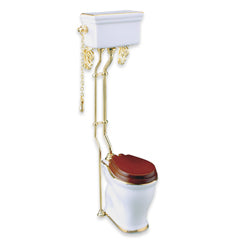 Classic White High Tank Toilet