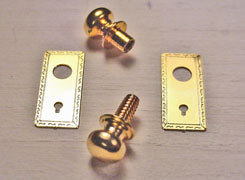 Screw-in Door Knobs with Plate