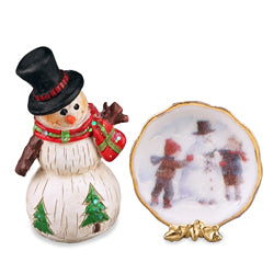 Snowman Plate Decoration Set