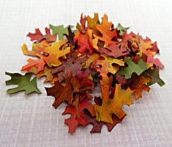 Package of Fall Oak Leaves