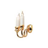 Brass Double Arm Sconce