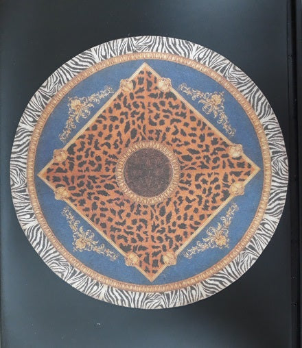 Rug #530 Round Jungle Animal Theme