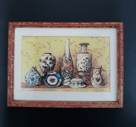 Framed Print, Victorian Vase, B