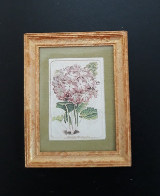 Framed Print, 3 Big Pink Flowers, F