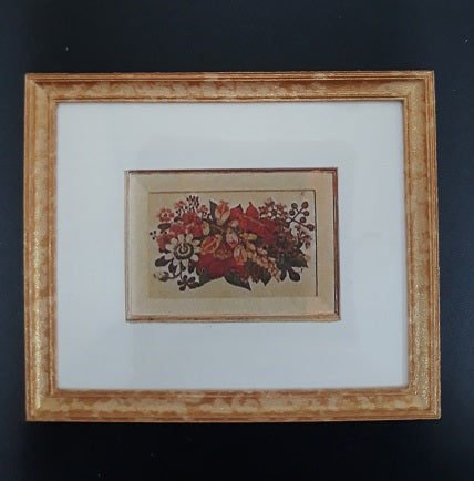 Framed Print, Floral Basket