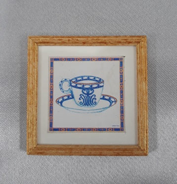 Framed Print, Tea Cup, Curved