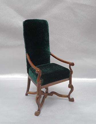 Wexburg Chair, Green Velvet