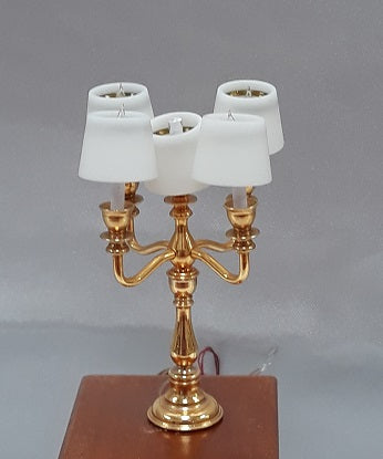 5-Arm Candelabra with Shades