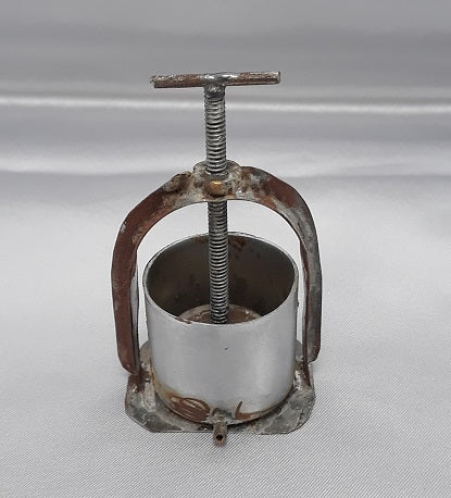 Small Metal Wine Press