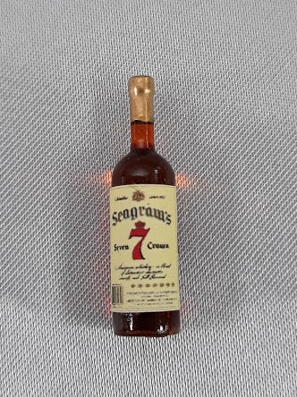 Seagrams 7 Liquor Bottle