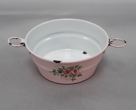 Metal Tub, Shabbed Pink