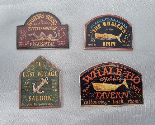 Nautical Signs, Wood