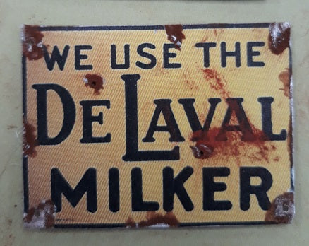 De Laval Milker Sign, Rusty