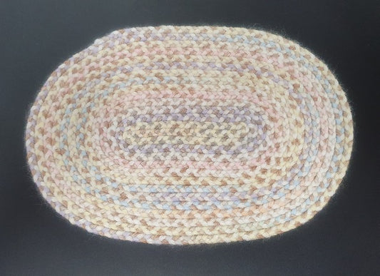 Braided Rug, Oval, 5K