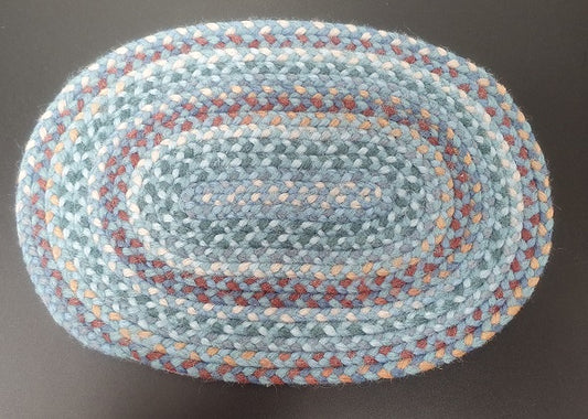 Braided Rug, Oval, 4D