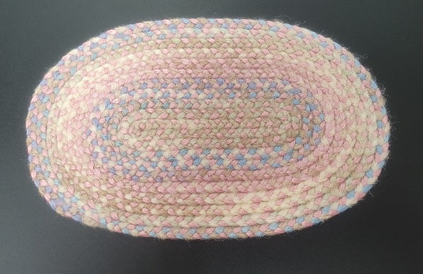 Braided Rug, Oval, 3F