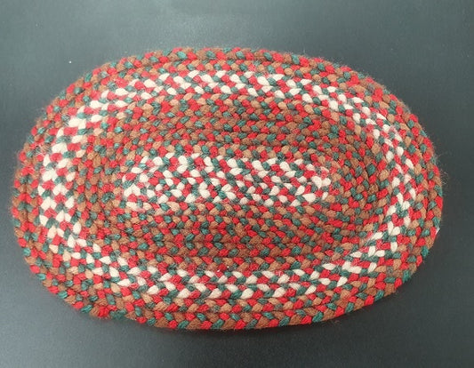 Braided Rug, Oval, 3B