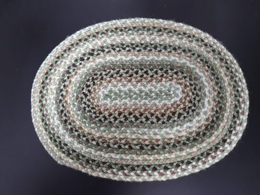 Braided Rug, Oval, 7C