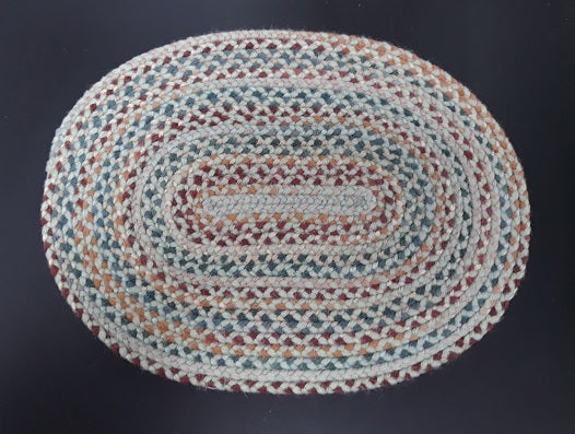 Braided Rug, Oval, 7J