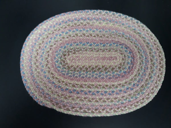 Braided Rug, Oval, 7K