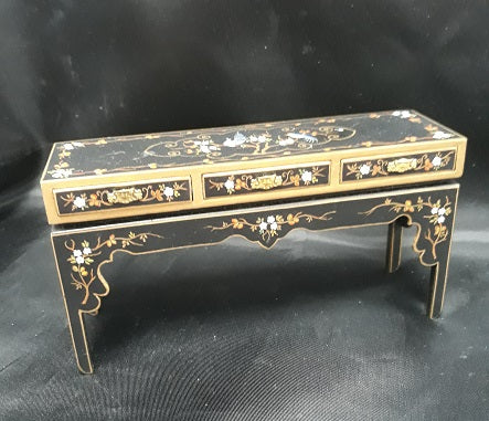 Oriental Server Table, Handpainted