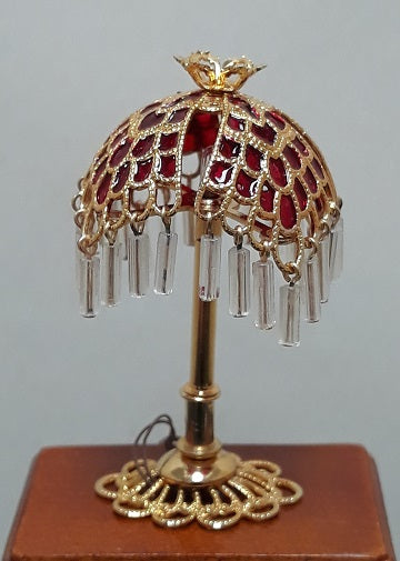 Tiffany Pendant Lamp, Red