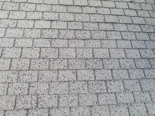 Asphalt Shingles, Square, White & Gray