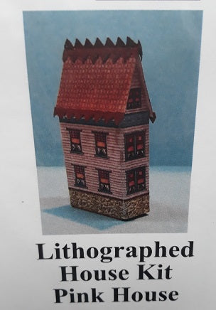 Lithograph Dollhouse Kit, Pink