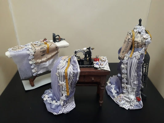 Mannequin Sewing Process, 3pc