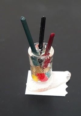 Paint Brushes in Glass