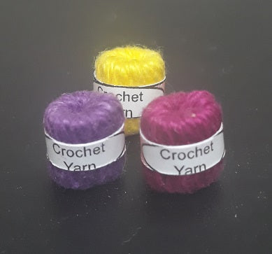 Crochet Yarn, 3pc