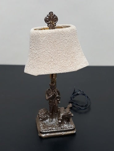 Master & Hound Lamp, Bronze