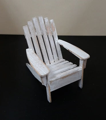 Adirondack Chair, White Wash