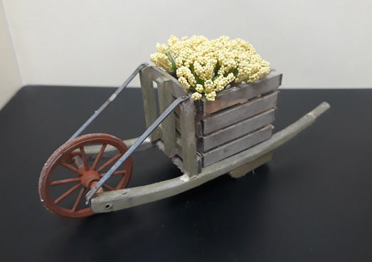 Wheel Barrow with Flowers