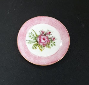 Handpainted Flower Plate