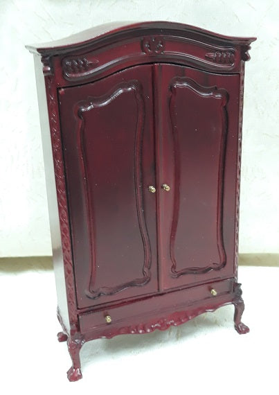 CBB028, Lorraine Armoire, Mahogany