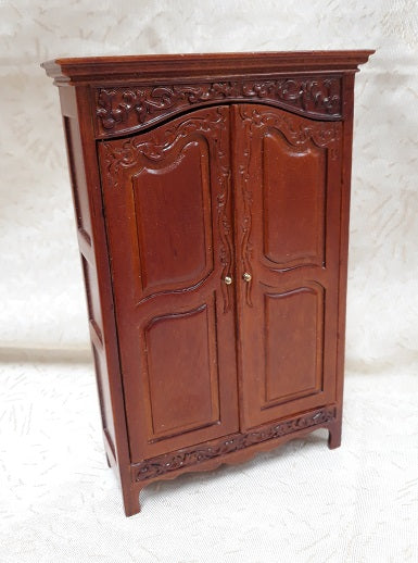 CBB086, Double Door Armoire, Walnut