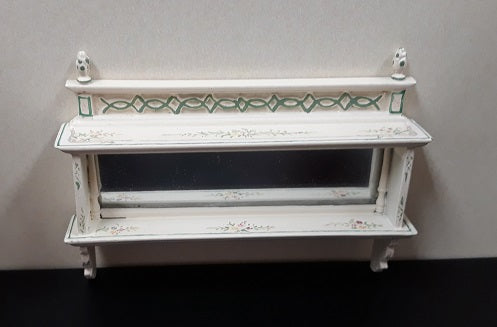 CBB123, Nathaniel Dresser Mirror Shelf, Handpainted