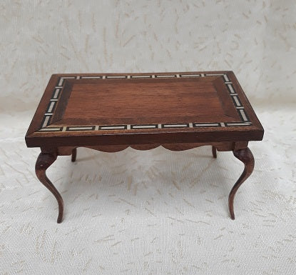 Inlaid Table or Desk, Walnut