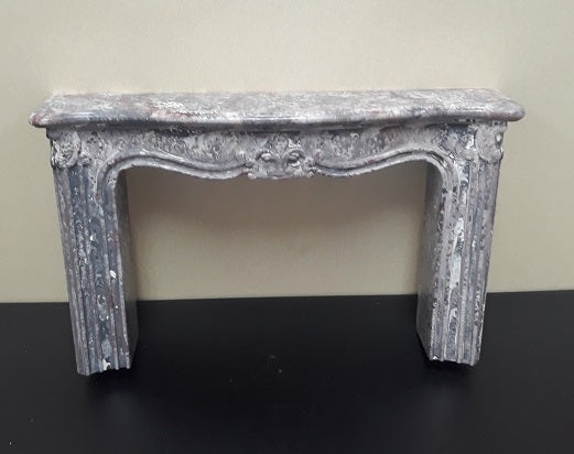 Louis XV Fireplace, Antique Marble