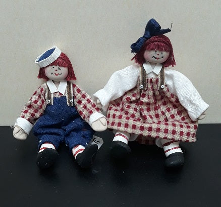 Raggedy Ann & Andy Dolls, Pair