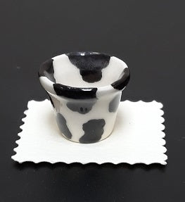 Cow Print Flower Pot