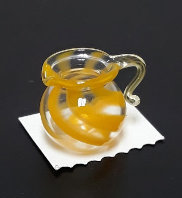 Pitcher, HanDoubleown Glass, Yellow