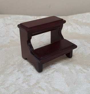 Bed Step Stool, Mahogany