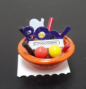 Bowl of Trick or Treat Candy