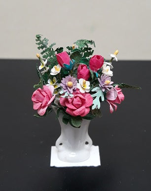 Floral Arrangement in Vase, Pink